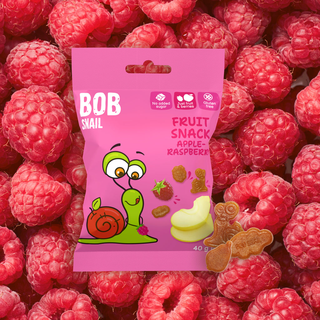 Bob Snail Fruchtsnack Apfel-Himbeere 40 g
