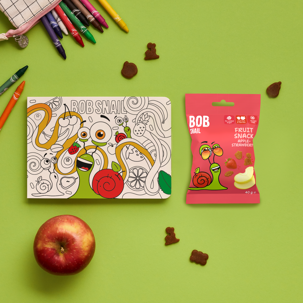 Bob Snail Fruchtsnack Apfel-Erdbeere 40 g