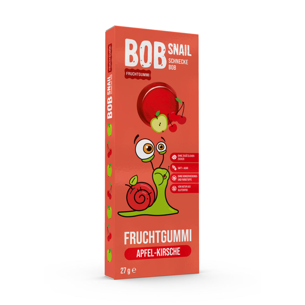 Bob Snail Fruchtgummi Apfel-Kirsche 27 g