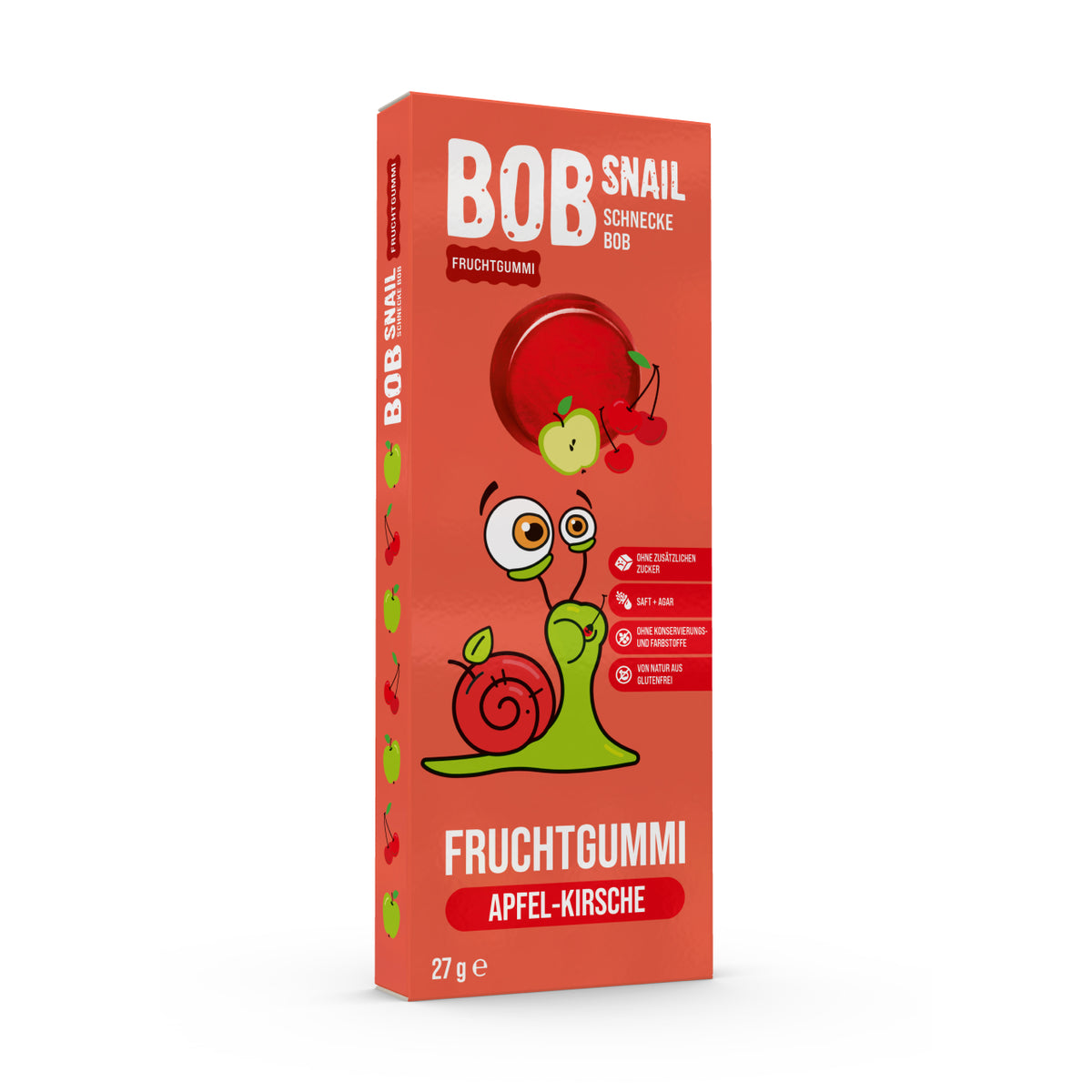 Bob Snail Fruchtgummi Apfel-Kirsche 27 g