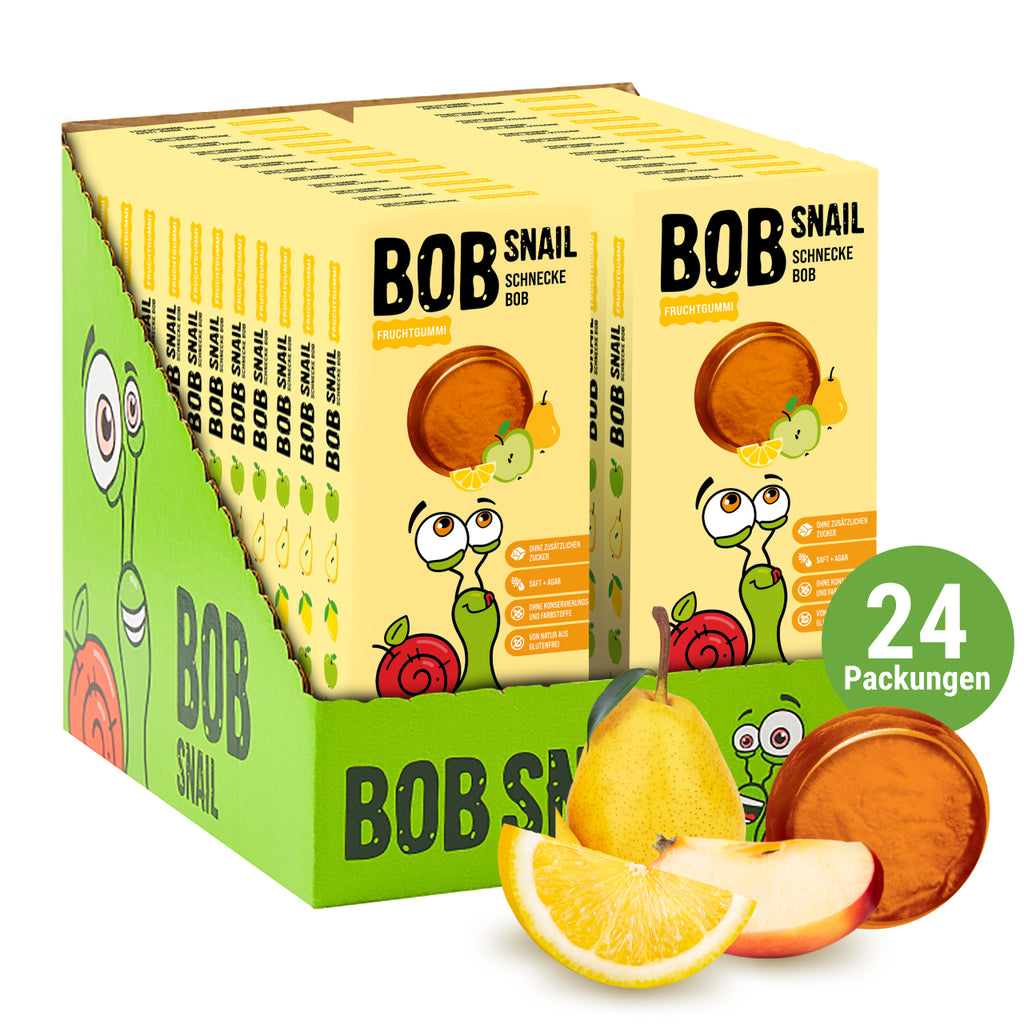 Bob Snail Fruchtgummi Apfel-Birne-Zitrone 27 g
