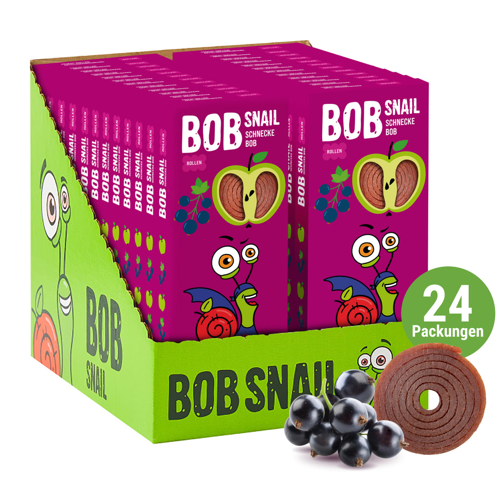 Bob Snail Fruchtrollen Apfel-Schwarze Johannisbeere 30 g