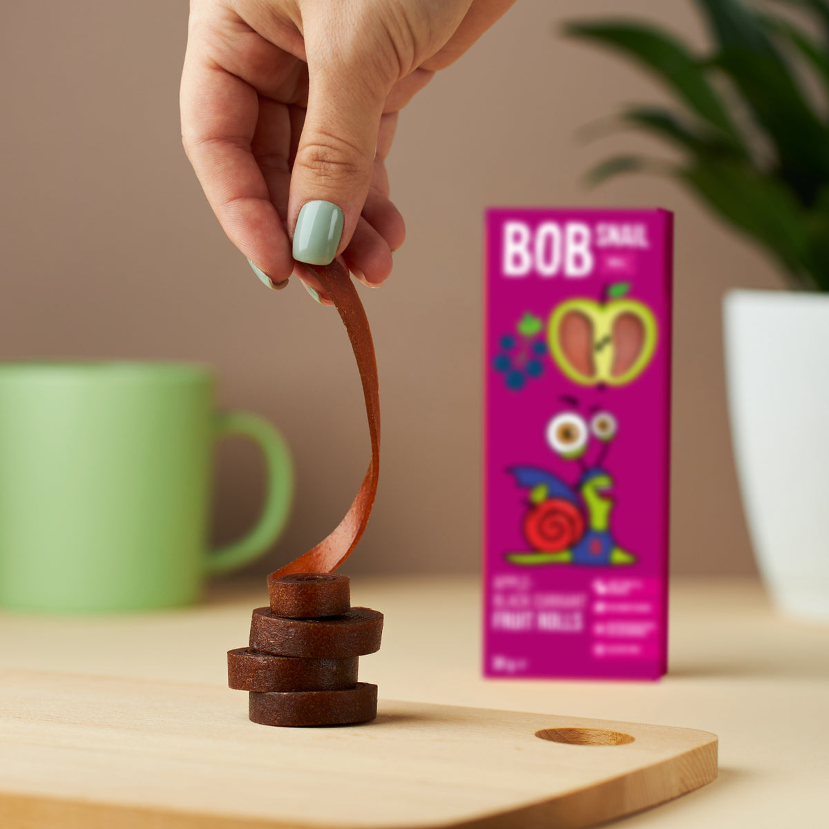 Bob Snail Fruchtrollen Apfel-Schwarze Johannisbeere 30 g