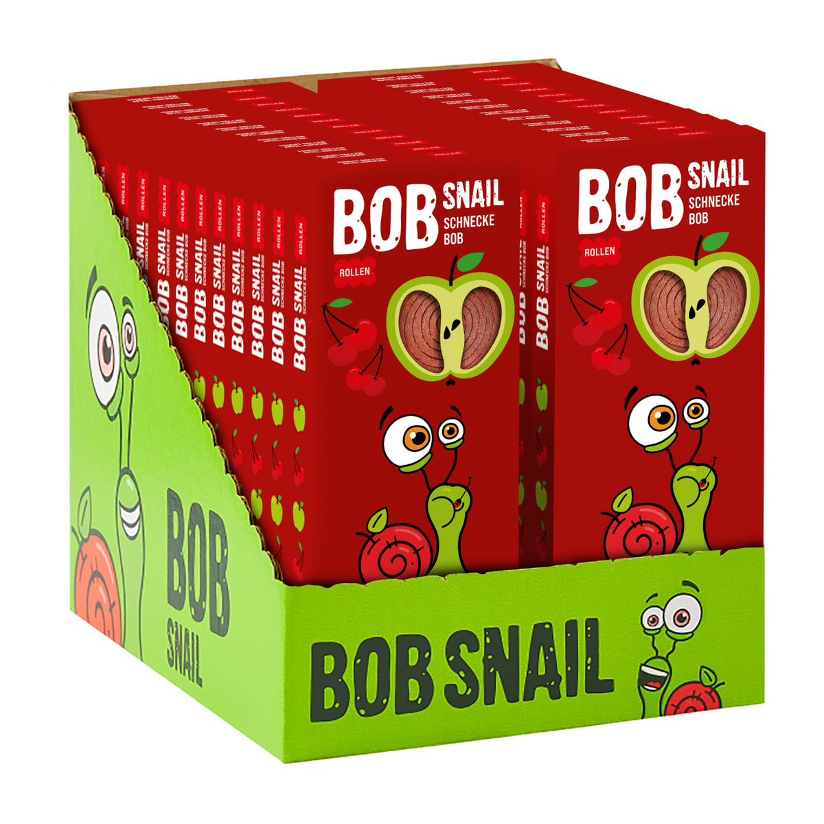 Bob Snail Fruchtrollen Apfel-Kirsche 30 g