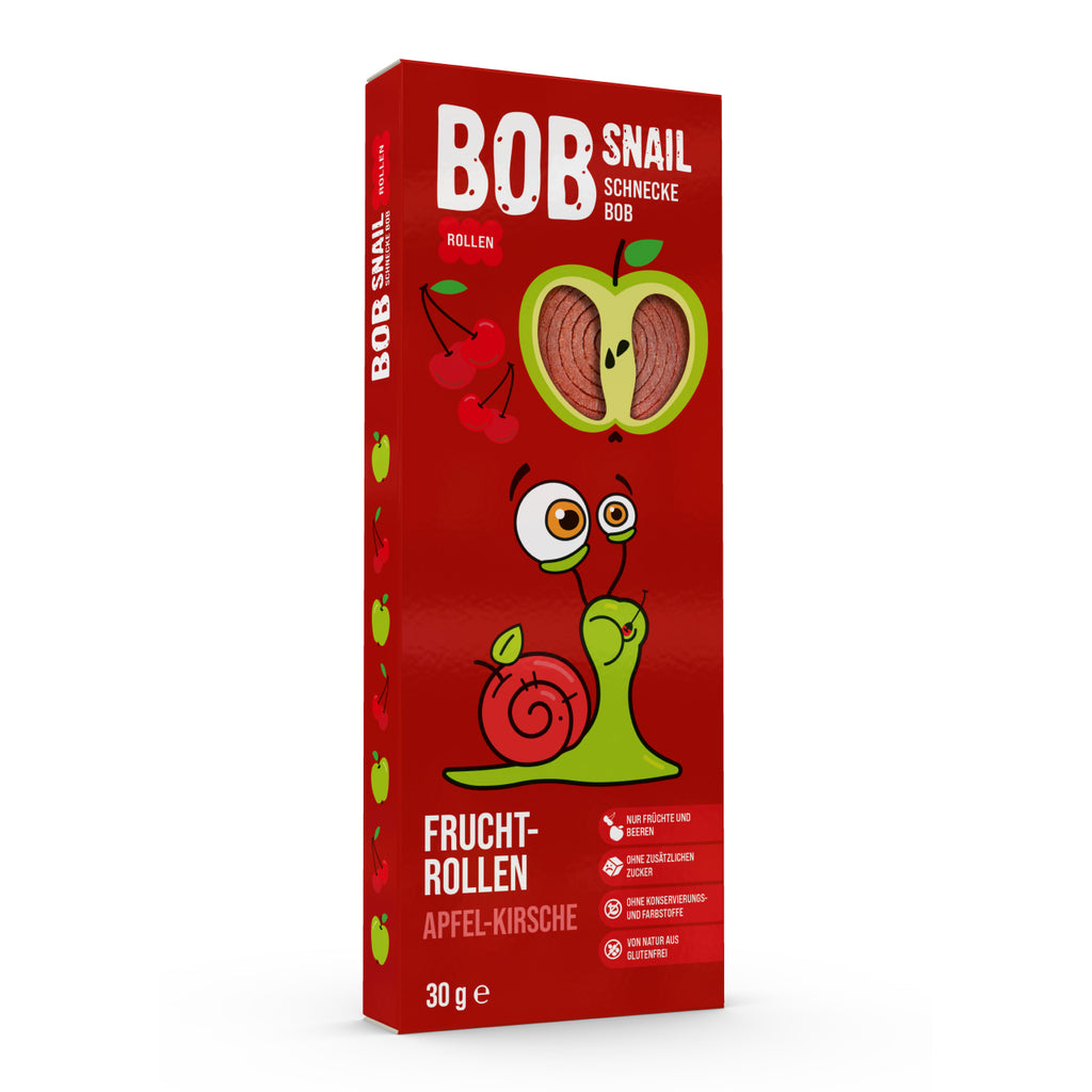 Bob Snail Fruchtrollen Apfel-Kirsche 30 g