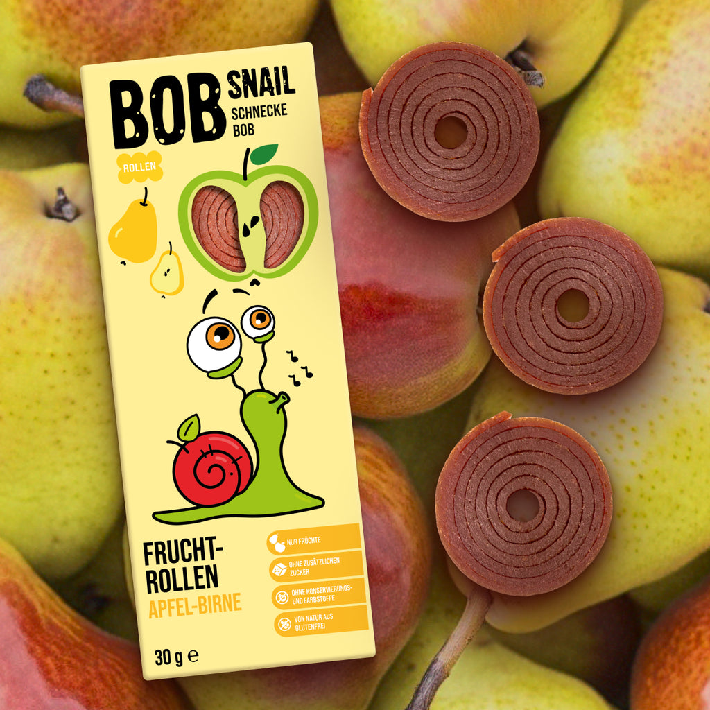 Bob Snail Fruchtrollen Apfel-Birne 30 g
