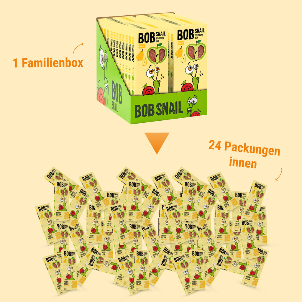 Bob Snail Fruchtrollen Apfel-Birne 30 g