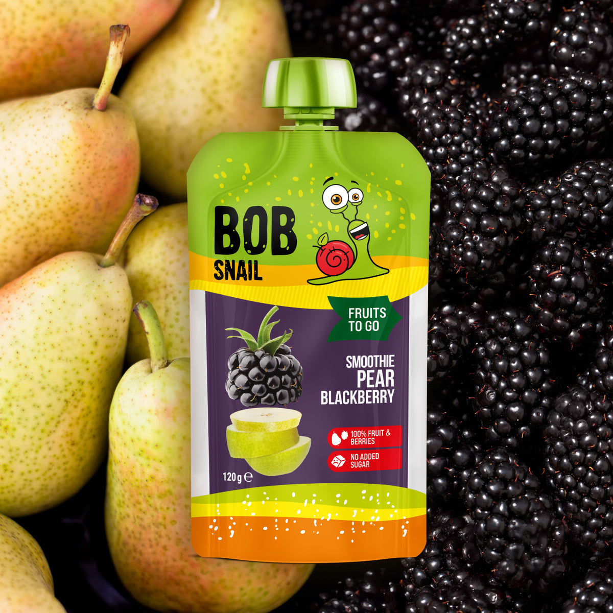 Bob Snail Smoothie Birne-Brombeere 120 ml