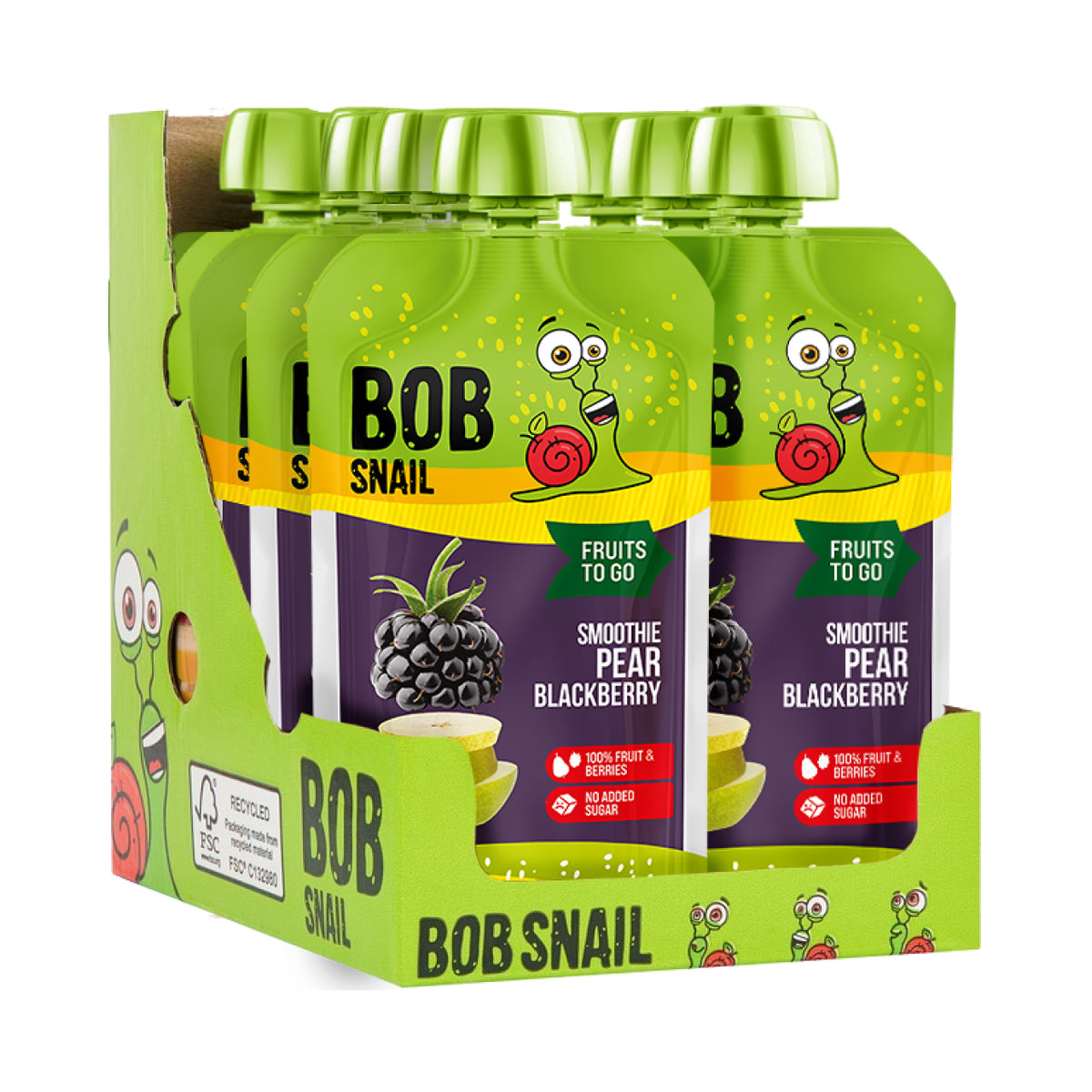 Bob Snail Smoothie Birne-Brombeere 120 ml