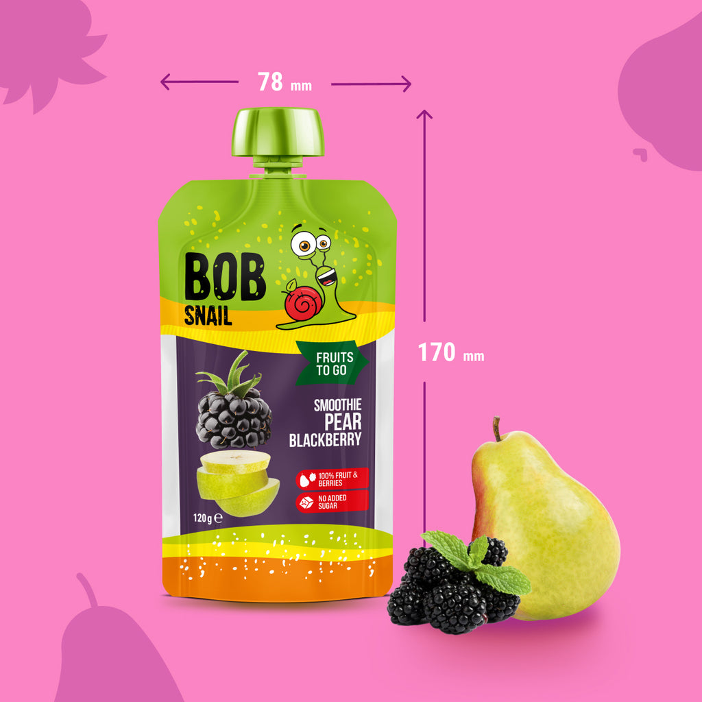 Bob Snail Smoothie Birne-Brombeere 120 ml