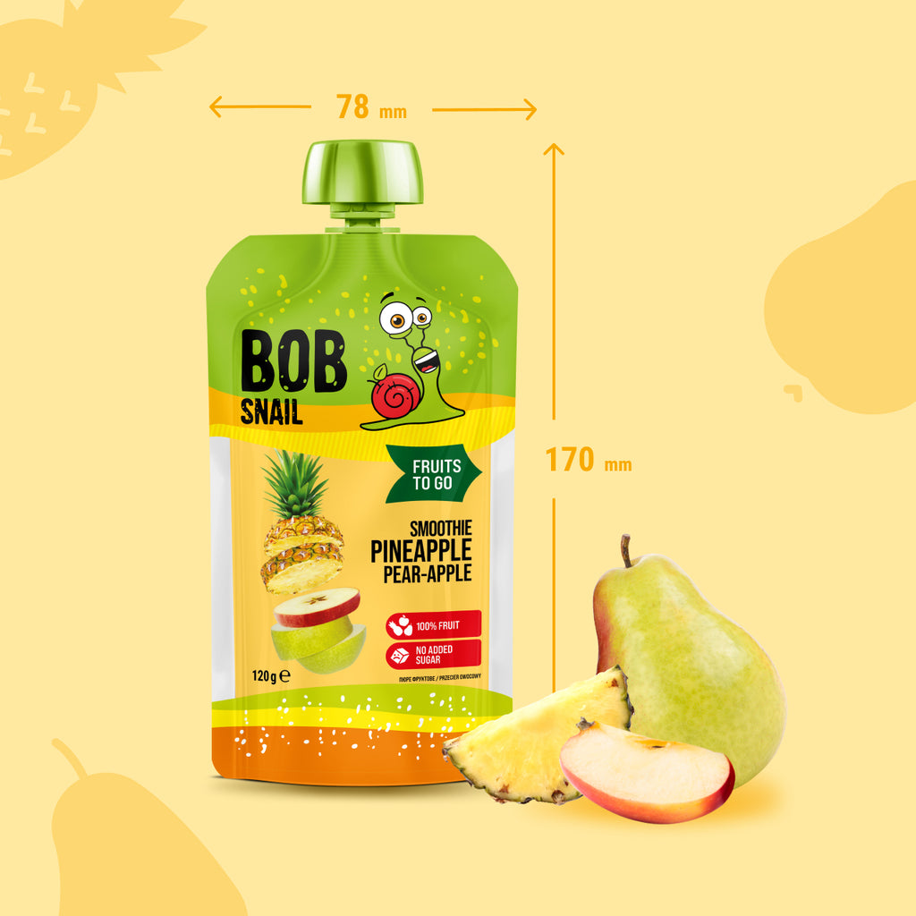 Bob Snail Smoothie Ananas-Birne-Apfel 120 ml