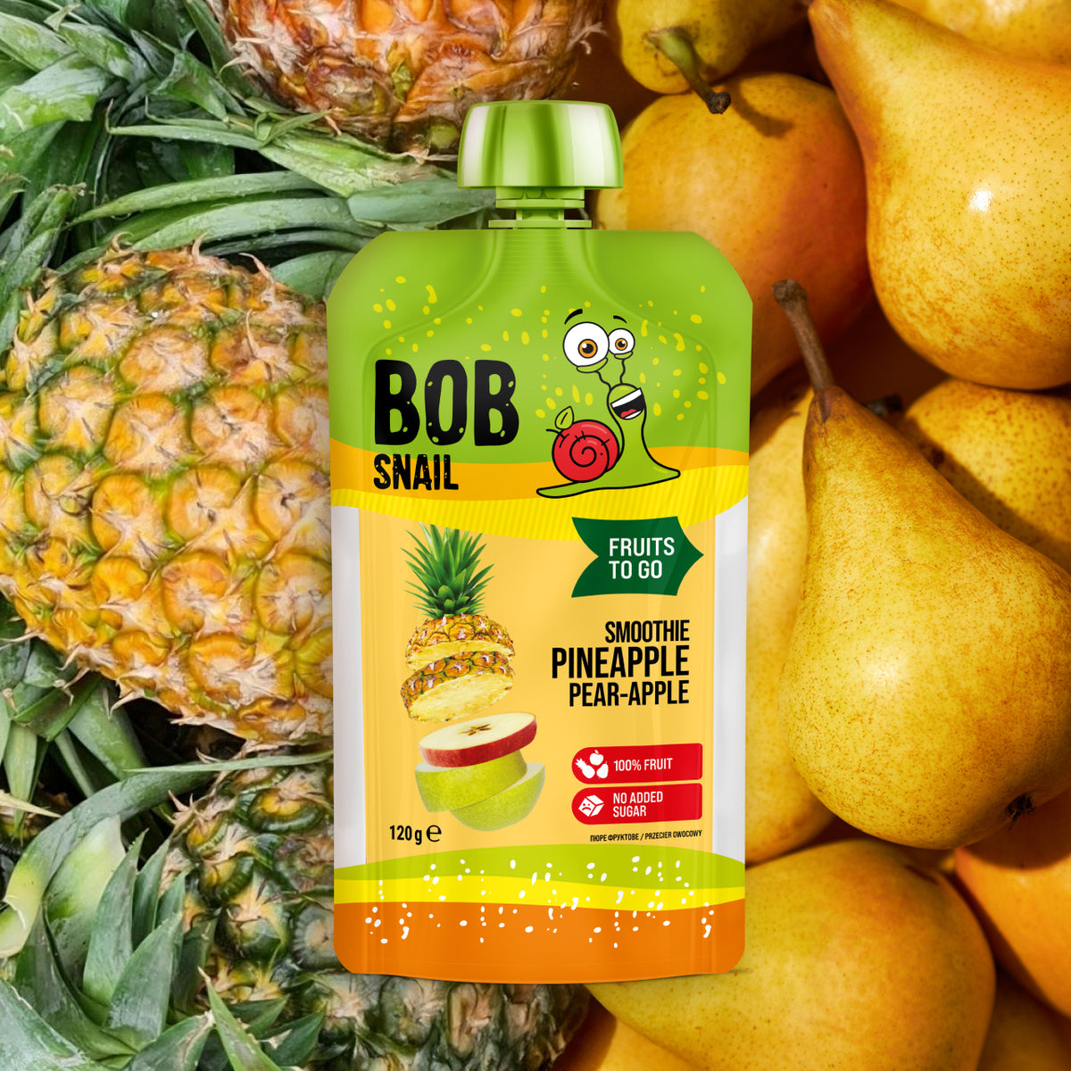 Bob Snail Smoothie Ananas-Birne-Apfel 120 ml