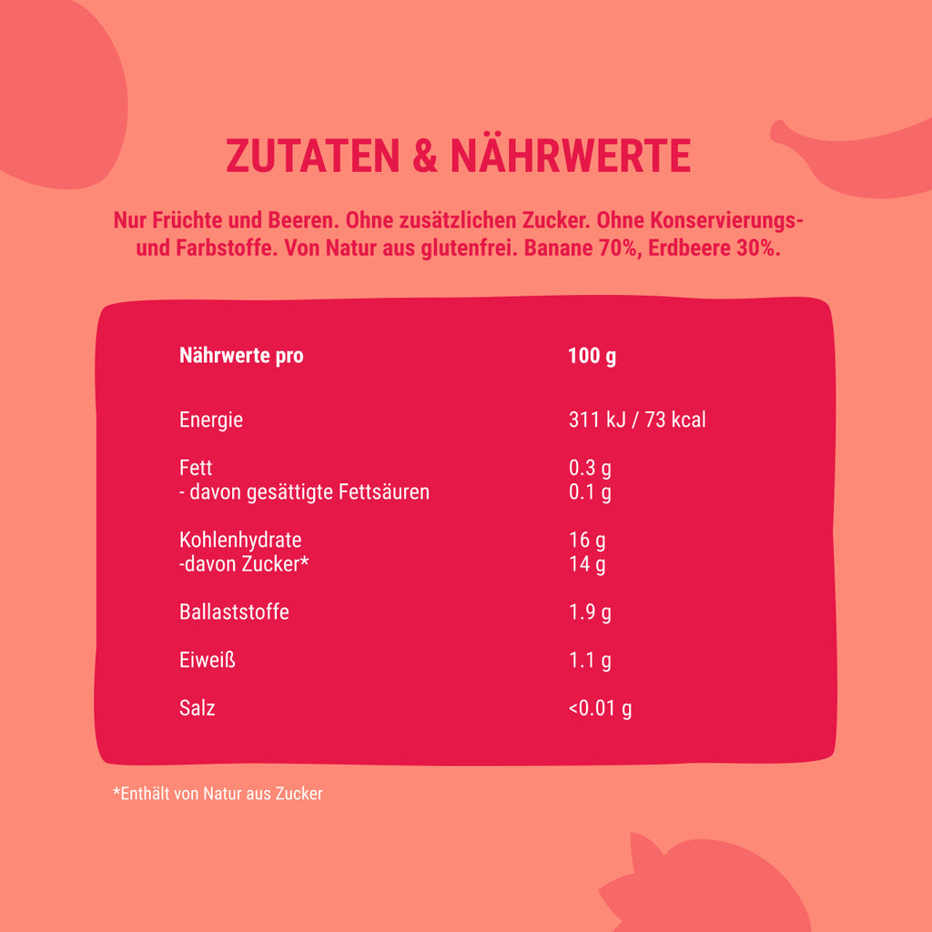 Bob Snail Smoothie Banane-Erdbeere 120 ml