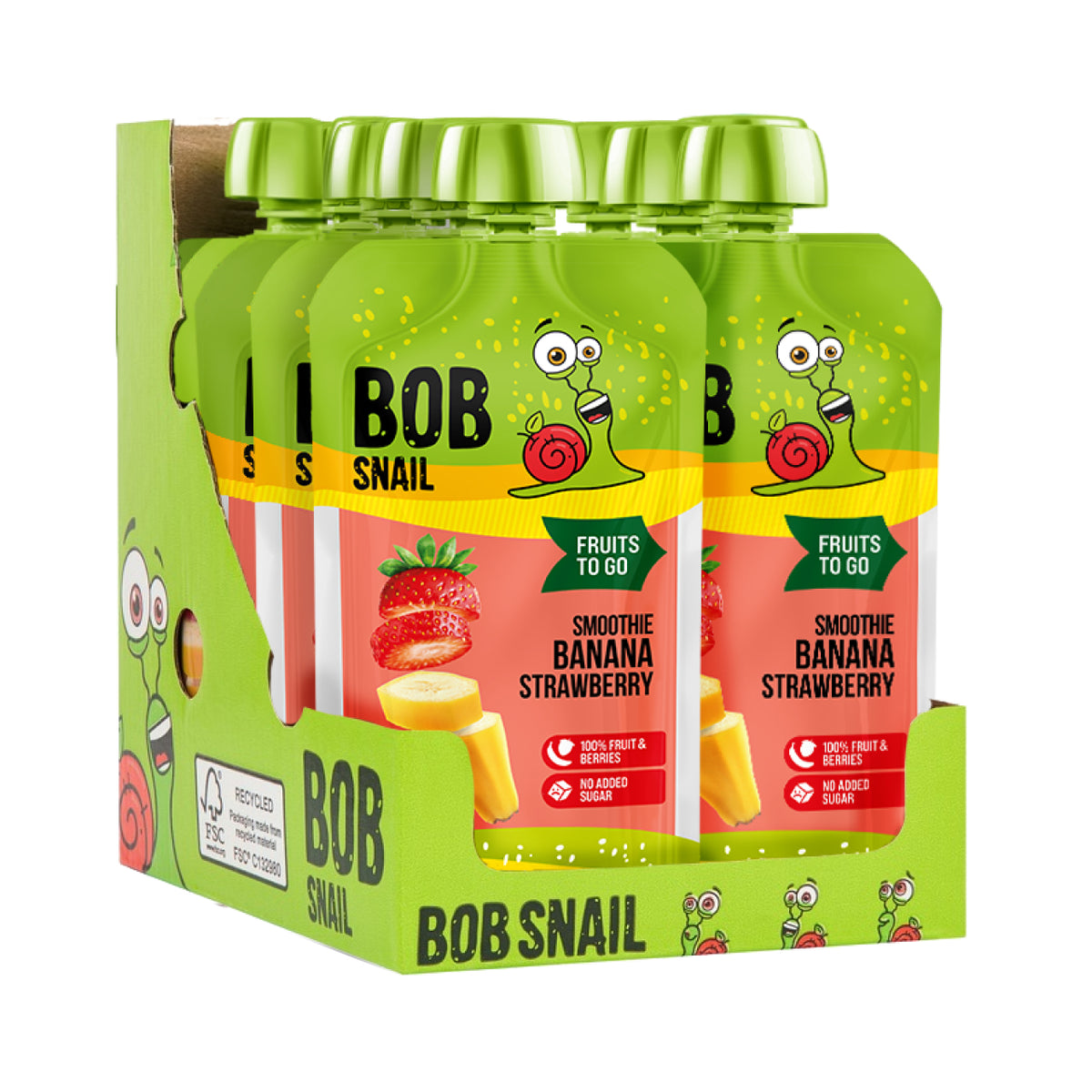 Bob Snail Smoothie Banane-Erdbeere 120 ml