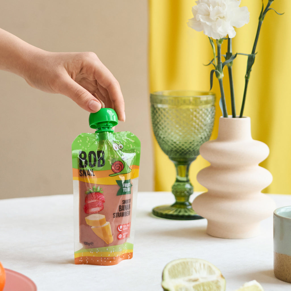 Bob Snail Smoothie Banane-Erdbeere 120 ml
