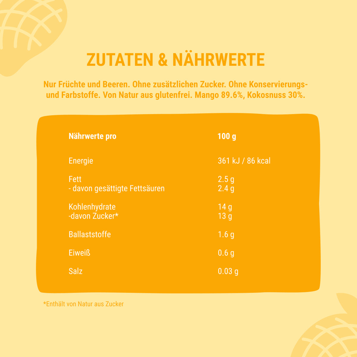 Bob Snail Smoothie Mango-Kokos-Zitrone 120 ml