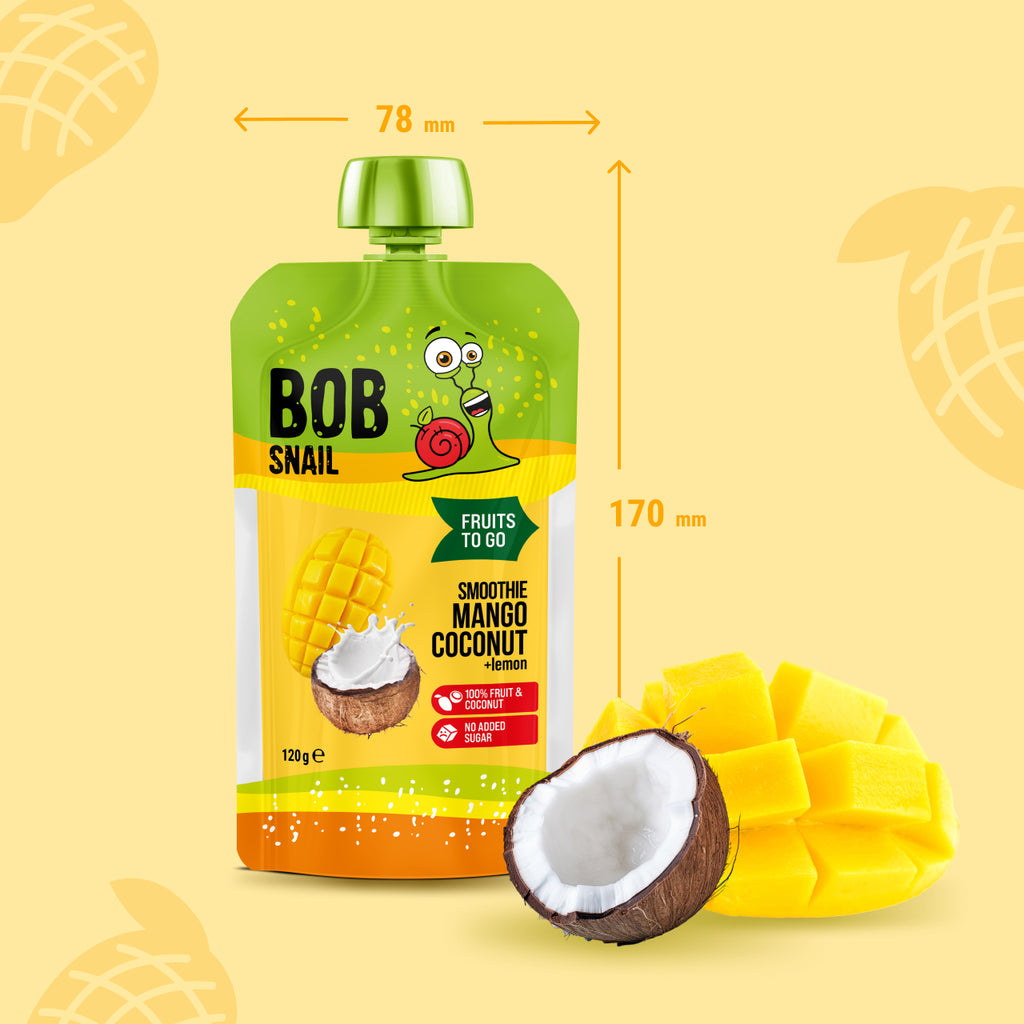 Bob Snail Smoothie Mango-Kokos-Zitrone 120 ml