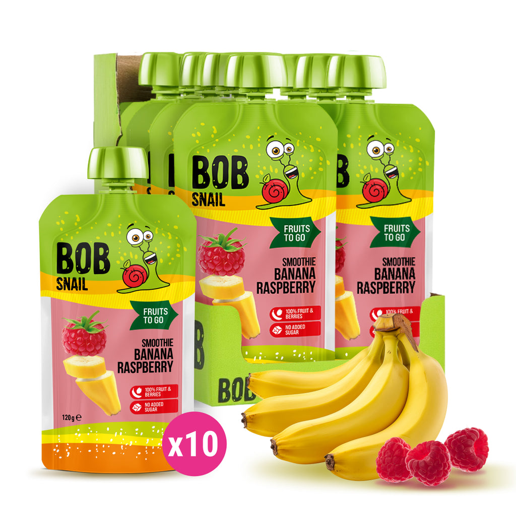 Bob Snail Smoothie Banane-Himbeere 120 ml