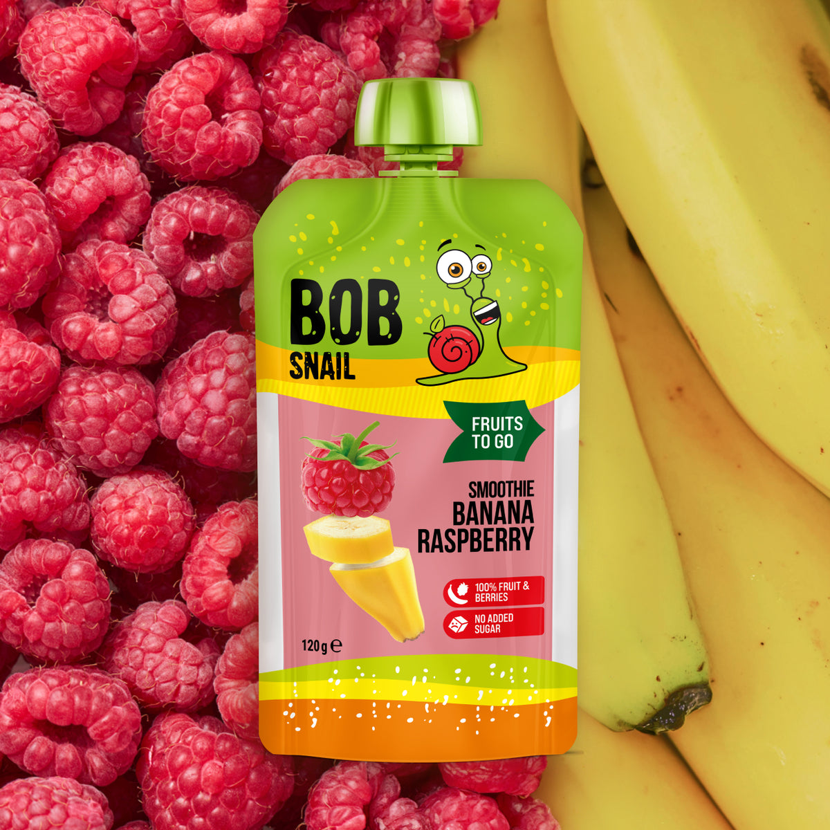 Bob Snail Smoothie Banane-Himbeere 120 ml