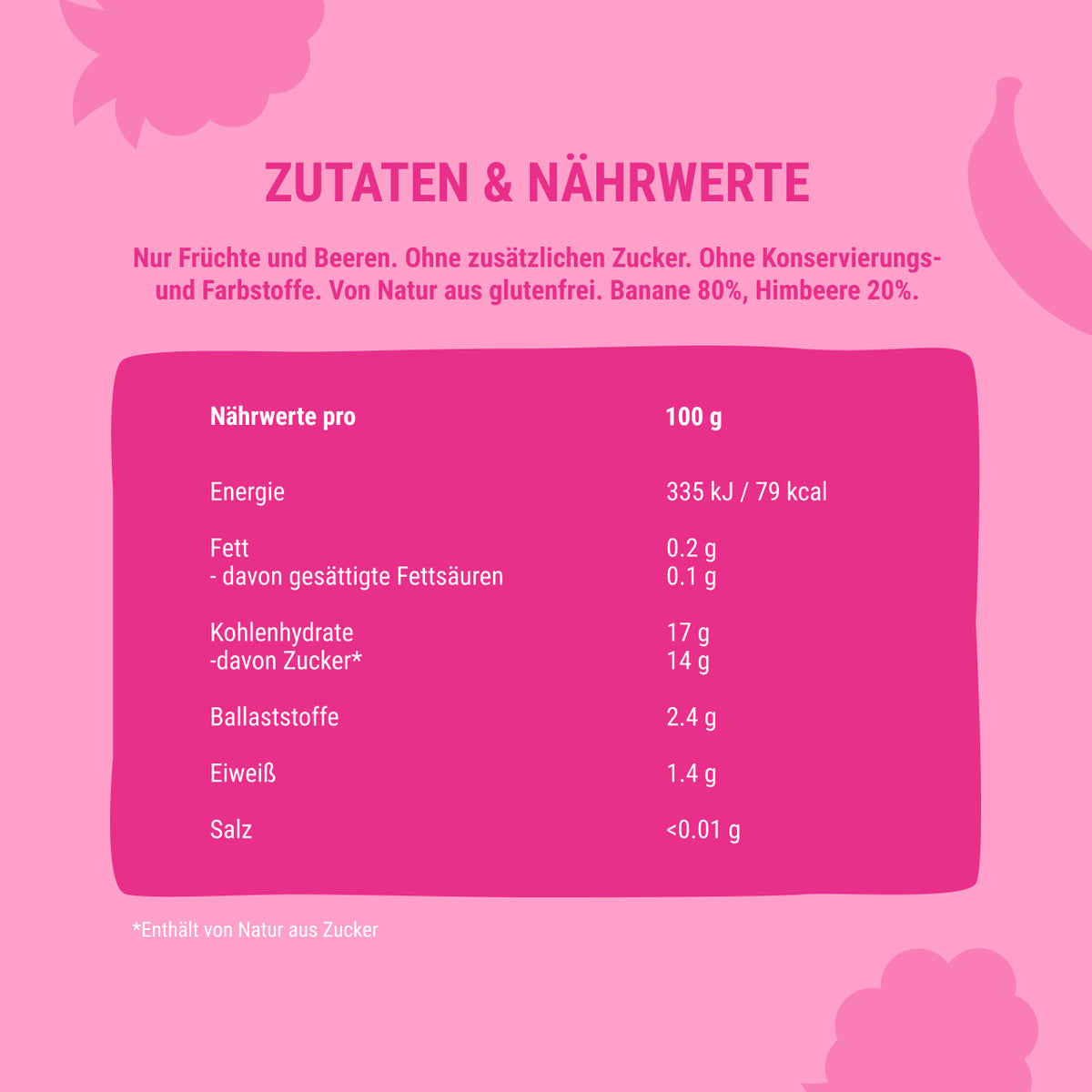 Bob Snail Smoothie Banane-Himbeere 120 ml