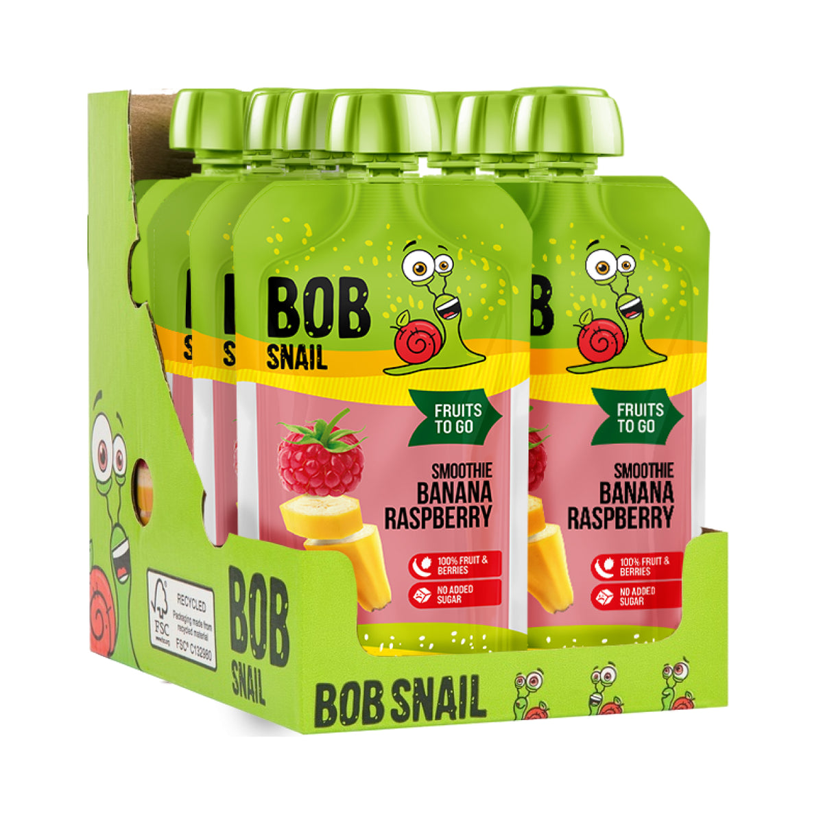 Bob Snail Smoothie Banane-Himbeere 120 ml