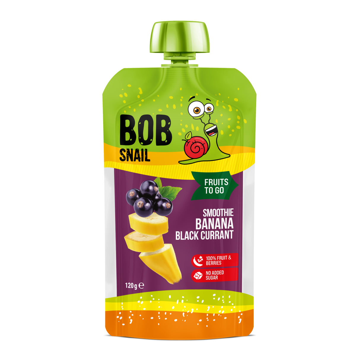 Bob Snail Smoothie Banane-Schwarze Johannisbeere 120 ml
