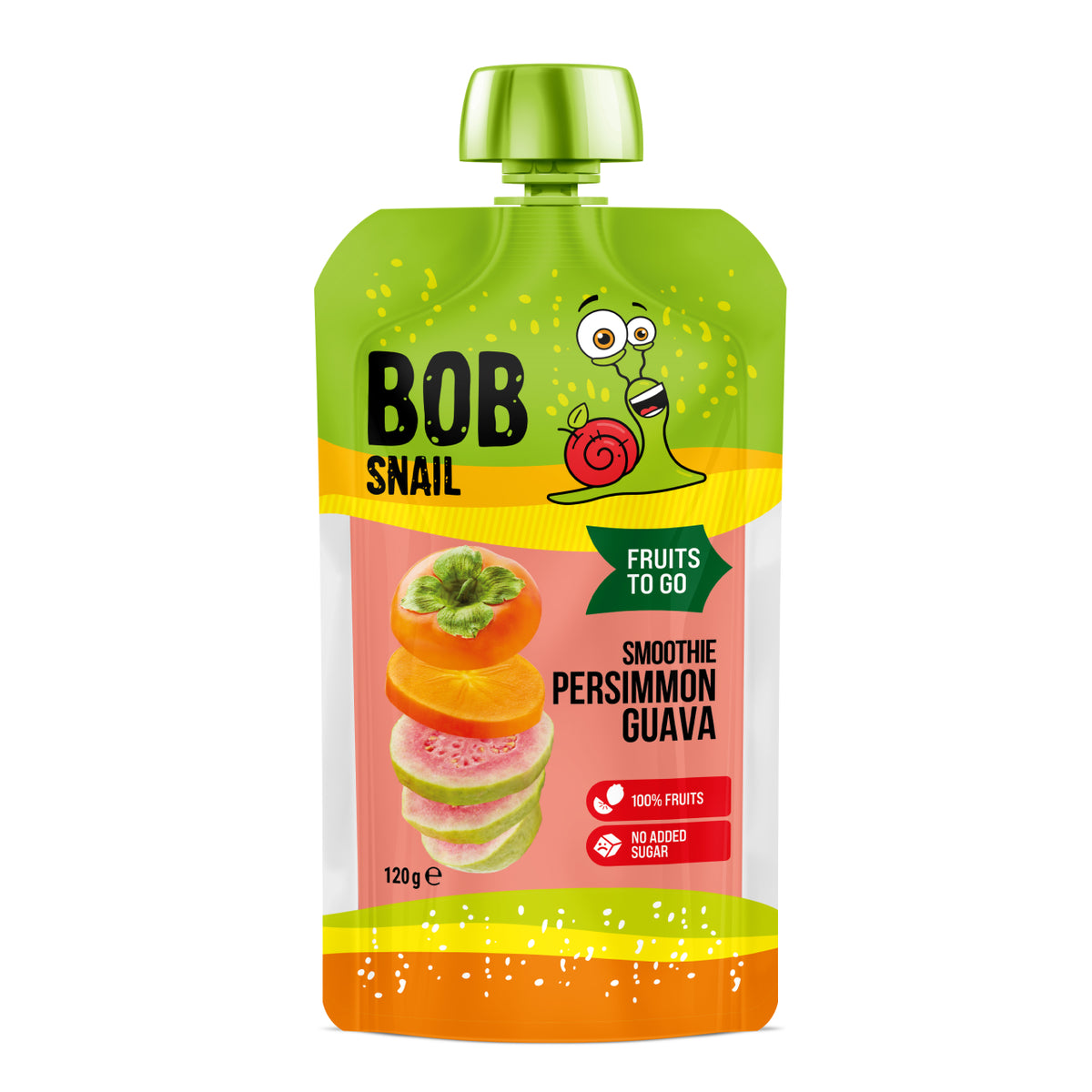 Bob Snail Smoothie Kaki-Guave 120 ml