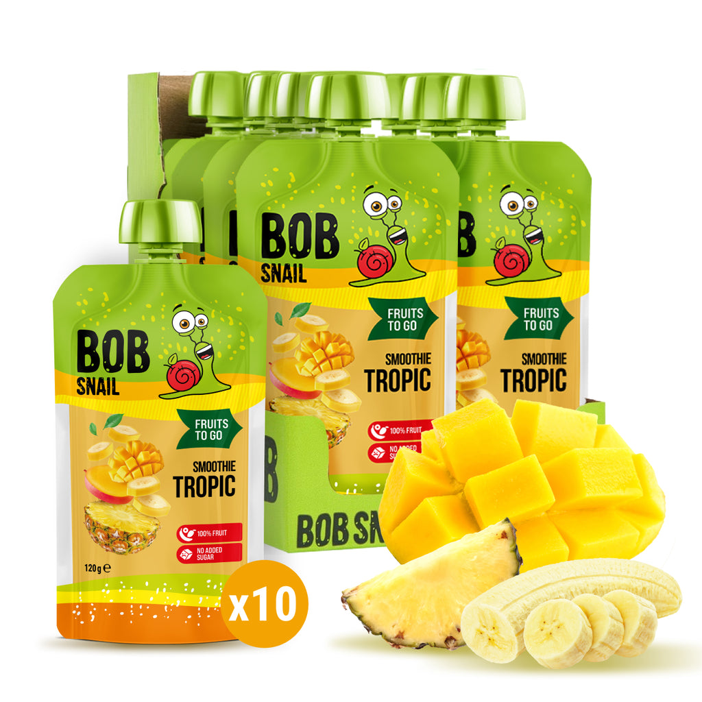 Bob Snail Smoothie Banane-Ananas-Mango (Tropic) 120 ml