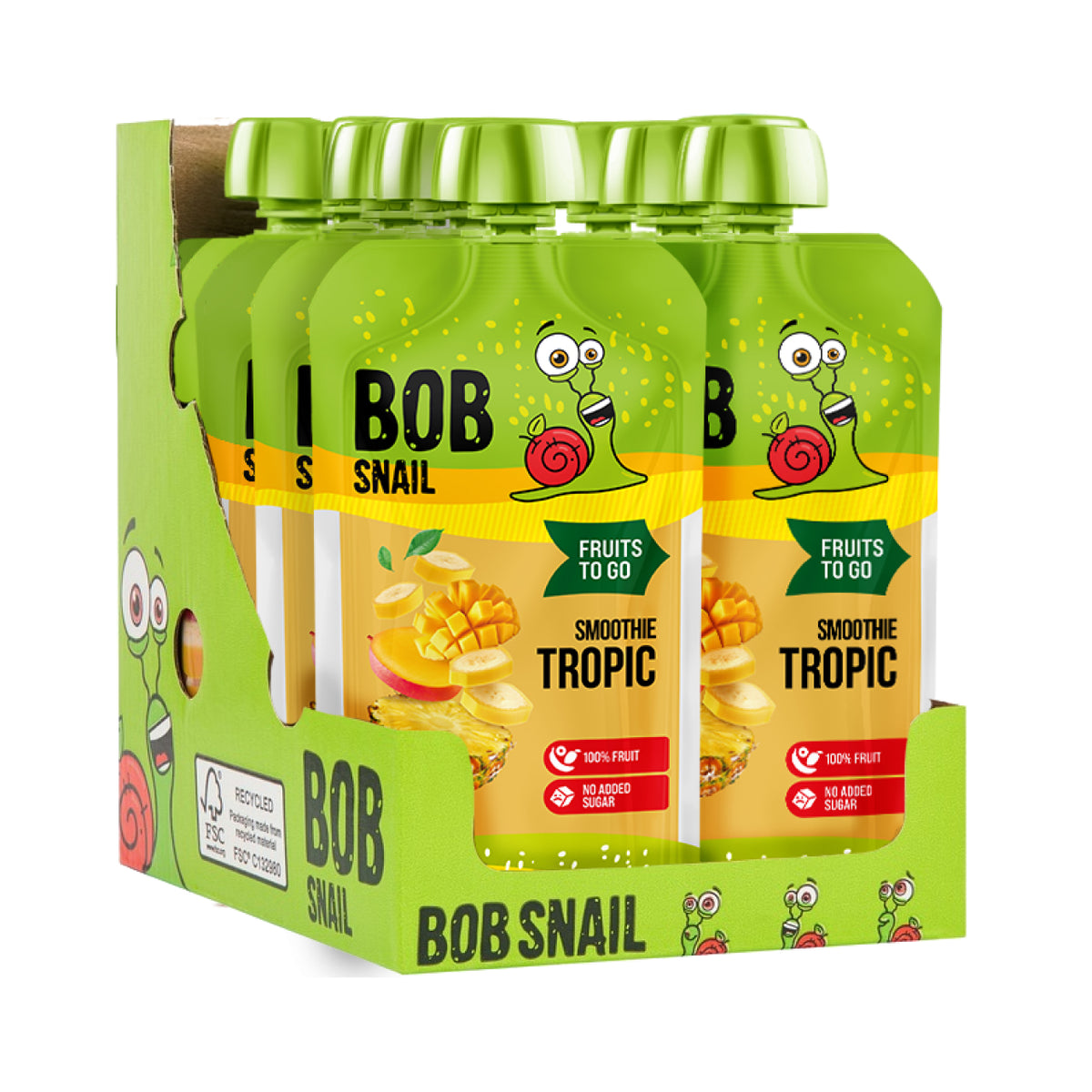 Bob Snail Smoothie Banane-Ananas-Mango (Tropic) 120 ml