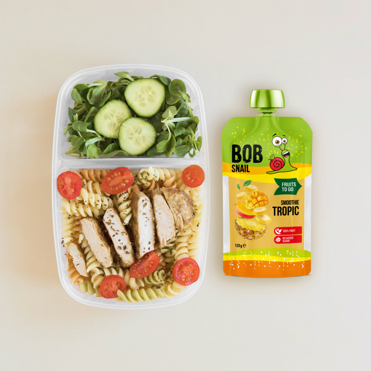Bob Snail Smoothie Banane-Ananas-Mango (Tropic) 120 ml